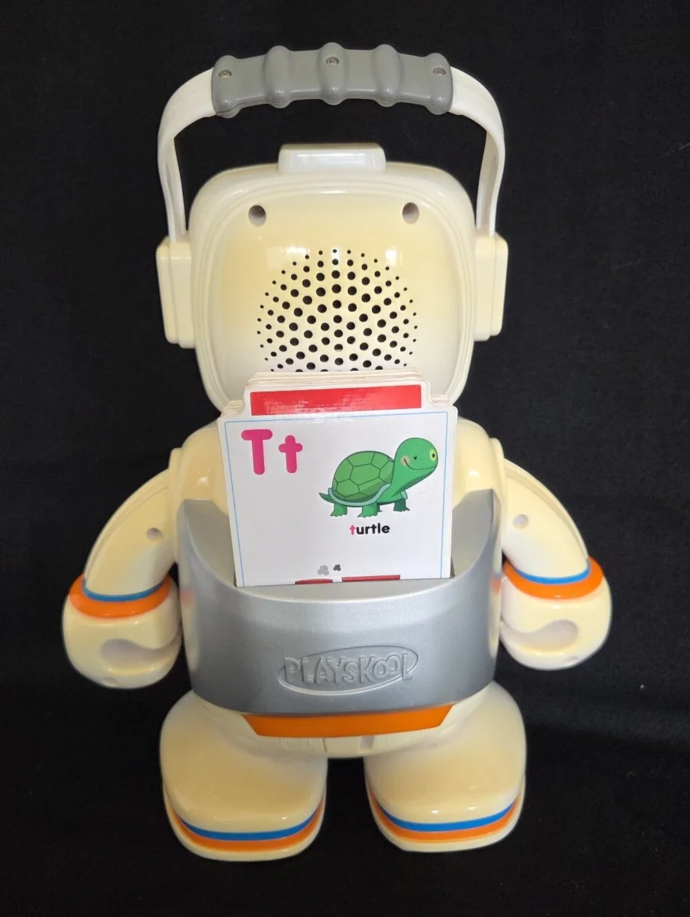 Hasbro Playskool Alphie Robot Talking Interactive Education Toy 31 Cards WORKS